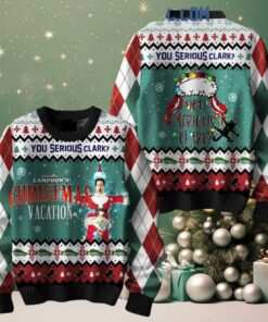 National Lampoon’s Christmas Vacation You Serious Clark 2024 Ugly Sweater
