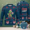 Black Christmas Pattern “Bad Bunny Hot Cocoa Party” Ugly Christmas Sweater