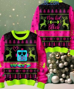 New Kids On The Block Legends Pop Merry Christmas 2024 Ugly Sweater
