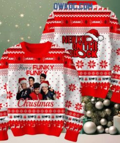 New Kids On The Blocks Funky Funky 2024 Christmas Ugly Sweater