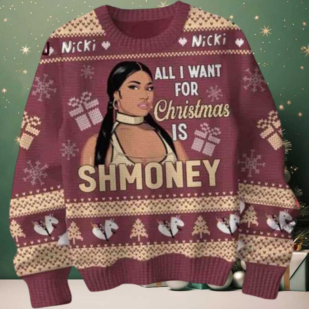 Nicki Minaj ShMoney 2025 Xmas Ugly Sweater Nicki Minaj ShMoney 2025 Xmas Ugly Sweater