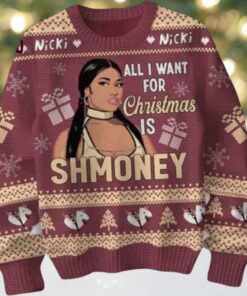 Nicki Minaj ShMoney 2025 Xmas Ugly Sweater