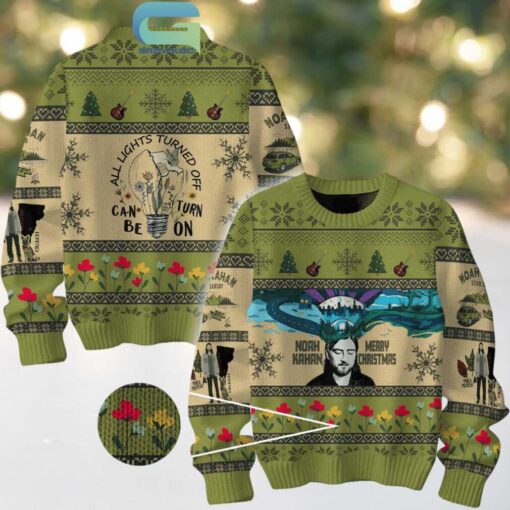 Noah Kahan All Lights Turned Off Can Be Turn On 2024 Christmas Ugly Sweater