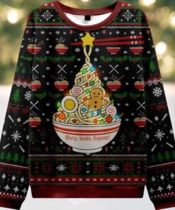 Noodles and Cheer Holiday Ugly Christmas Sweater