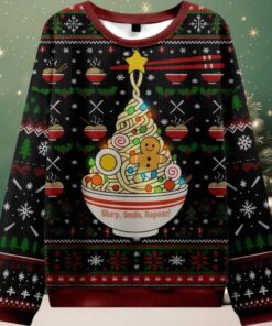 Noodles and Cheer Holiday Ugly Christmas Sweater