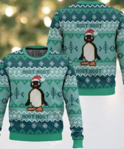 Noot Noot Pingu Ugly Christmas Sweater Noot Noot Pingu Ugly Christmas Sweater