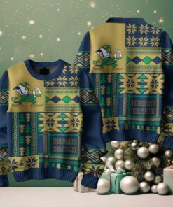 Notre Dame Fighting Irish Season’s Greeting Merry Christmas 2024 Ugly Sweater