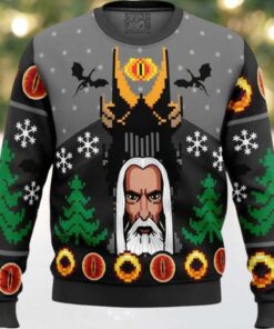 One Christmas to Rule Them All The Lord of the Rings Ugly Christmas Sweater