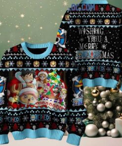 One Piece We Wish You A Merry Once Piecemas Christmas Ugly Sweater