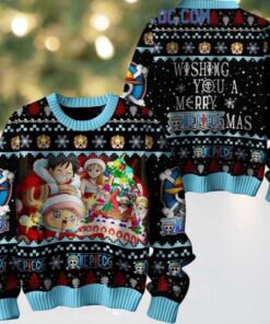 One Piece We Wish You A Merry Once Piecemas Christmas Ugly Sweater