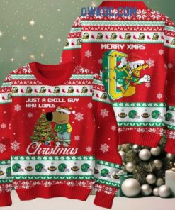 Oregon Ducks Just A Chill Guy Who Love 2024 Christmas Ugly Sweater