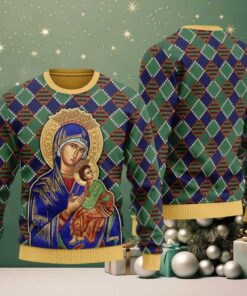 Our Lady Of Perpetual Help Ugly Christmas Sweater Our Lady Of Perpetual Help Ugly Christmas Sweater