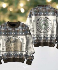 Outlanders Lallybroch Broch Tuanrach Inverness shire Scotland Ugly Sweater