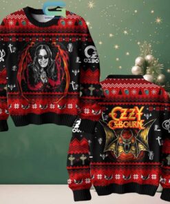 Ozzy Osbourne King Of Bat 2024 Christmas Fan Ugly Sweater