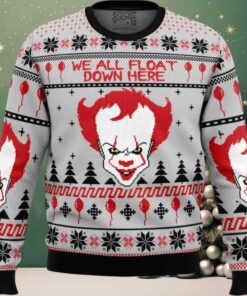 Pennywise IT Ugly Christmas Sweater