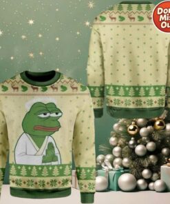 Pepe The Frog Sweatshirt Ugly Sweater Christmas 2025