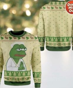 Pepe The Frog Sweatshirt Ugly Sweater Christmas 2025