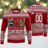Personalized Miami Hurricanes Logo Football NCAA Ugly Christmas Sweater