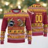 NCAA Mississippi State Bulldogs Football Team Logo Custom Name Ugly Christmas Sweater NCAA Mississippi State Bulldogs Football Team Logo Custom Name Ugly Christmas Sweater