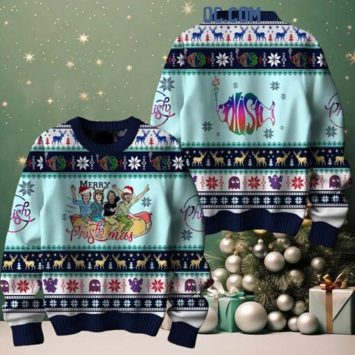 Phish Band Merry Phishmas Christmas 2024 Ugly Sweater