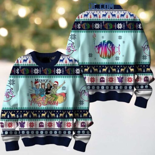 Phish Band Merry Phishmas Christmas 2024 Ugly Sweater