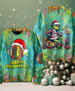 Phish Merry Phishmas The Grinch Waiting For 2024 Christmas Ugly Sweater