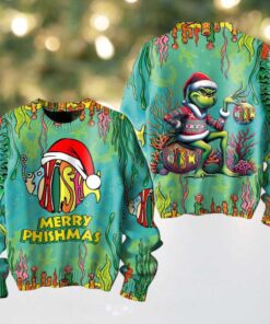 Phish Merry Phishmas The Grinch Waiting For 2024 Christmas Ugly Sweater