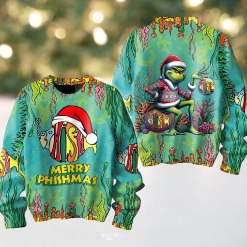 Phish Merry Phishmas The Grinch Waiting For 2024 Christmas Ugly Sweater
