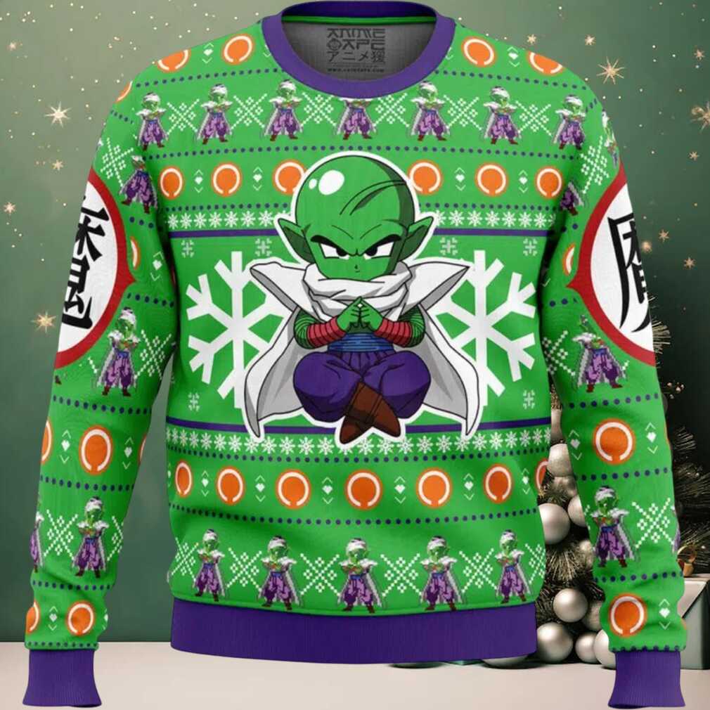 Piccolo Dragon Ball Z Ugly Christmas Sweater Piccolo Dragon Ball Z Ugly Christmas Sweater