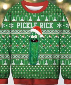 Pickle Rick Ugly Christmas Sweater