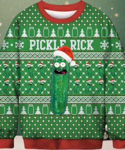 Pickle Rick Ugly Christmas Sweater