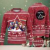 ACDC Cute Chibi Member Pink Color 2025 Ugly Christmas Sweater