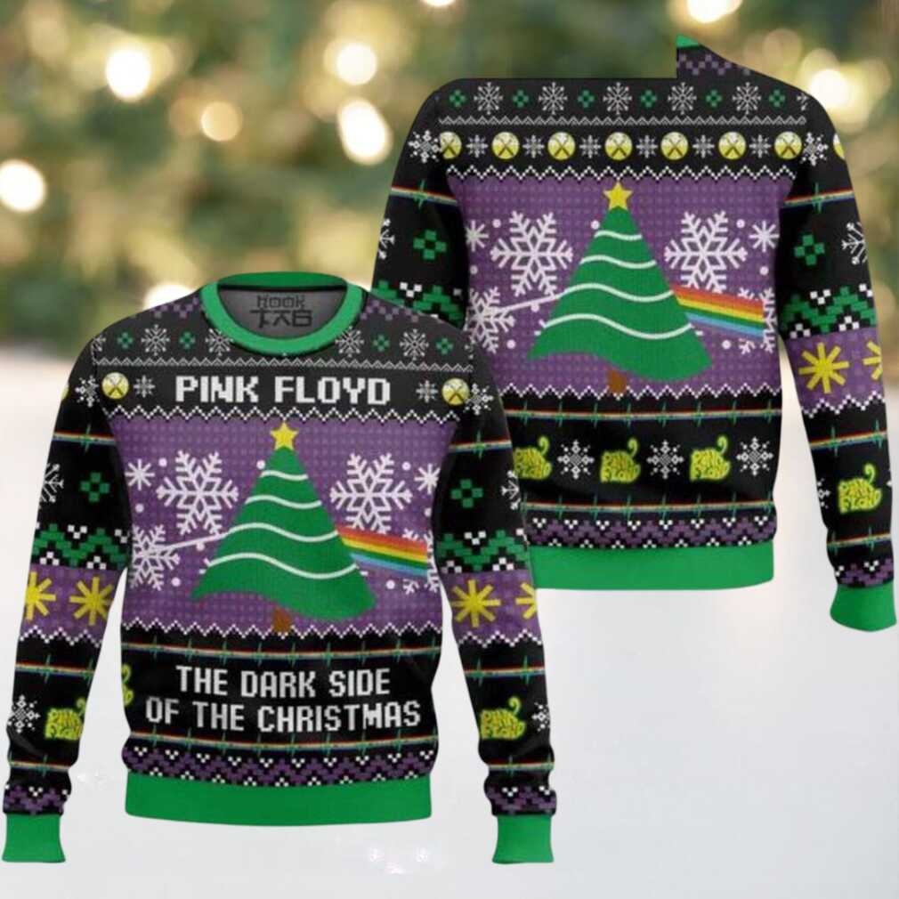 Pink Floyd The Dark Side Of The Christmas Ugly Sweater Pink Floyd The Dark Side Of The Christmas Ugly Sweater