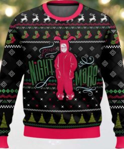 Pink Nightmare Ralphie Parker Ugly Christmas Sweater Pink Nightmare Ralphie Parker Ugly Christmas Sweater