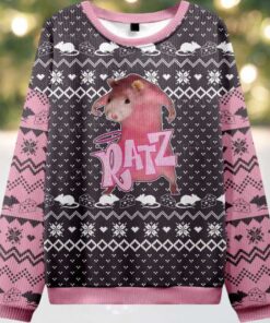 Pink Ratz Y2K Christmas Knit Ugly Christmas Sweater