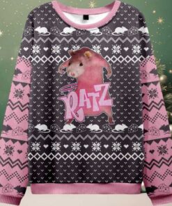 Pink Ratz Y2K Christmas Knit Ugly Christmas Sweater