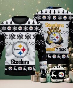 Pittsburgh Steelers Whatever It Takes Christmas Ugly Sweater Pittsburgh Steelers Whatever It Takes Christmas Ugly Sweater