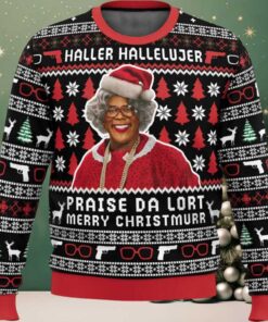 Praise The Lort Merry Christmurr Ugly Sweater Praise The Lort Merry Christmurr Ugly Sweater