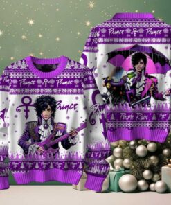 Prince Purple Rain 2025 In Christmas Ugly Sweater