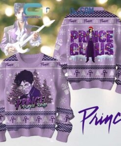 Prince Purple Reign Prince Claus Christmas Ugly Sweater