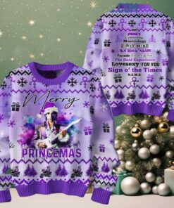 Prince Sign O’ The Time 2025 Christmas Princemas Ugly Sweater