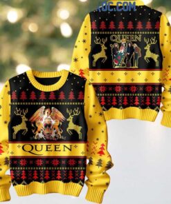 Queen Rock You In Merry Christmas 2024 Ugly Sweater