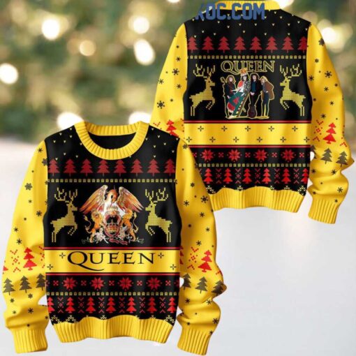 Queen Rock You In Merry Christmas 2024 Ugly Sweater