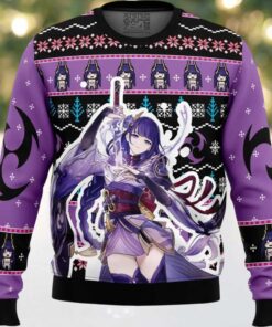 Raiden Genshin Impact Ugly Christmas Sweater