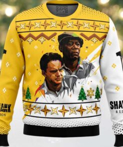Red & Andy The Shawshank Redemption Ugly Christmas Sweater