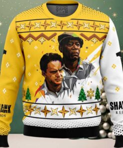 Red & Andy The Shawshank Redemption Ugly Christmas Sweater