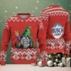 Black & Green Christmas Tree Pattern “Modelo Beer Santa Hat” Ugly Sweater