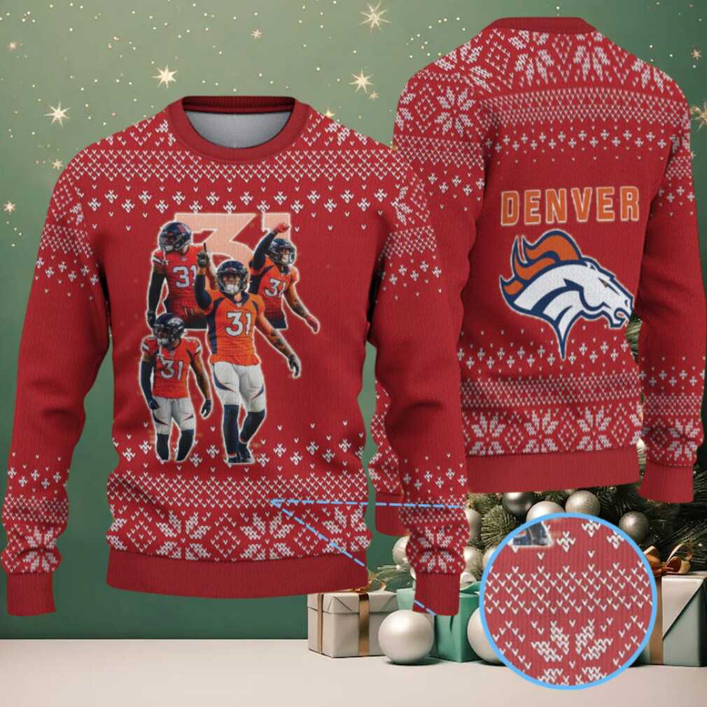Red and White Denver Broncos Snowflake Knit Vintage Ugly Christmas Sweater – Orange Jersey Edition Red and White Denver Broncos Snowflake Knit Vintage Ugly Christmas Sweater – Orange Jersey Edition