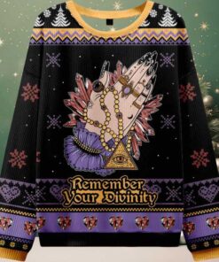 Remember Your Divinity Ugly Christmas Sweater