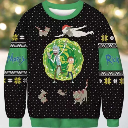 Rick And Morty Ugly Christmas Sweater